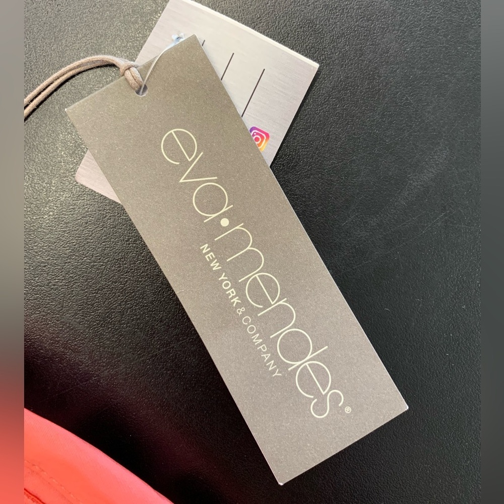 NEW Eva Mendez Coral Cocktail Dress Size 16 - Picture 5 of 5